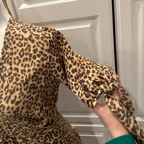 Rare Anthropologie Faithful the Brand Cheetah Billie Dress - Picture 4 of 11